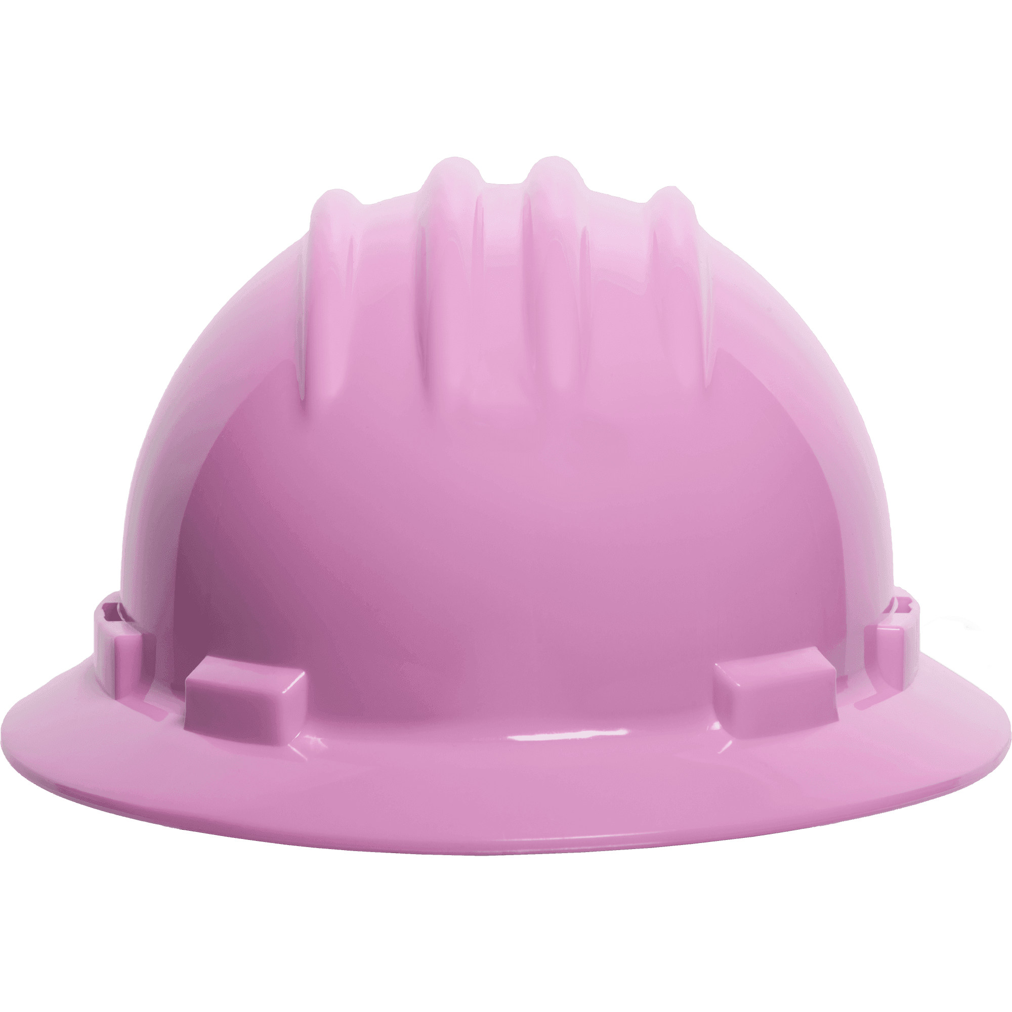 HDPE Full Brim Hard Hat w/ 6pt Nylon Ratchet Suspension — view 6