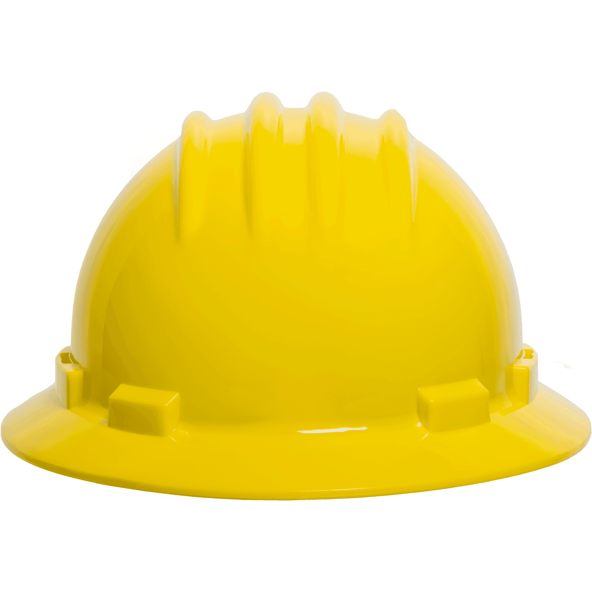 HDPE Full Brim Hard Hat w/ 6pt Nylon Ratchet Suspension — view 7