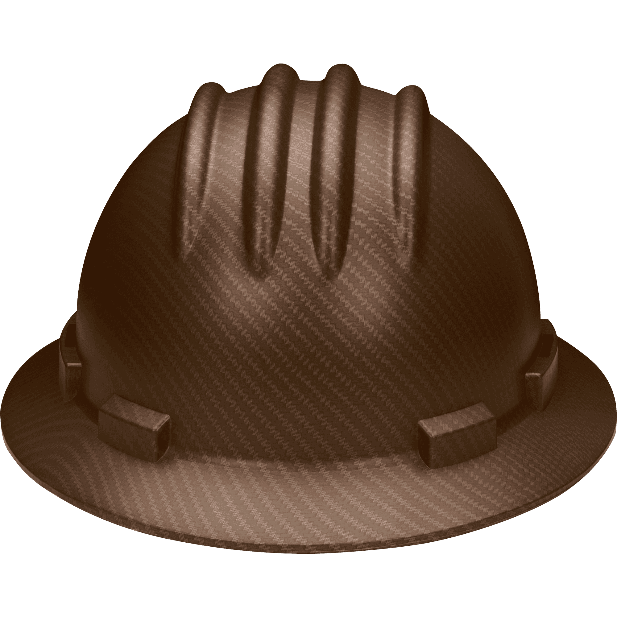 HDPE Full Brim Hard Hat w/ 6pt Nylon Ratchet Suspension — view 8