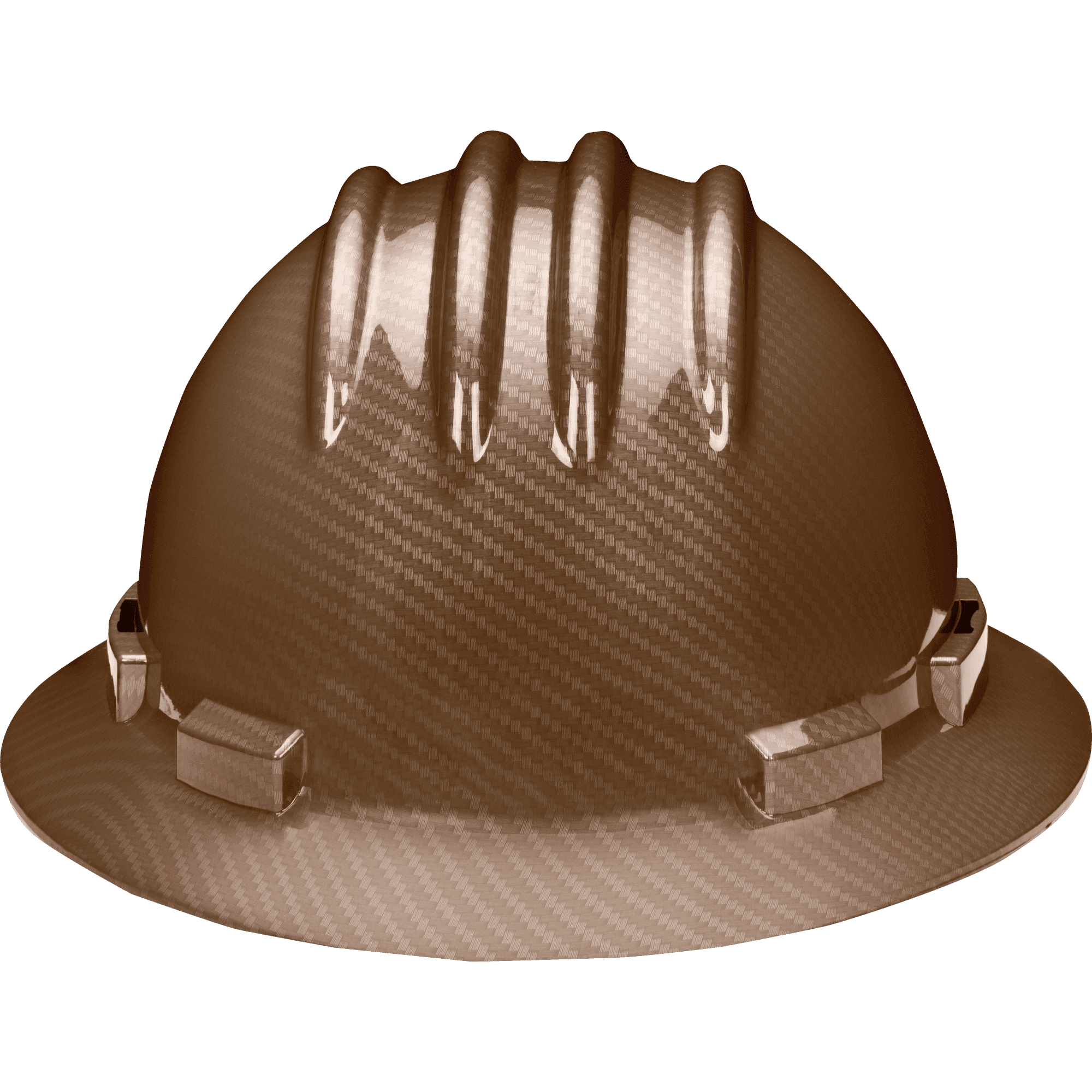 HDPE Full Brim Hard Hat w/ 6pt Nylon Ratchet Suspension — view 10