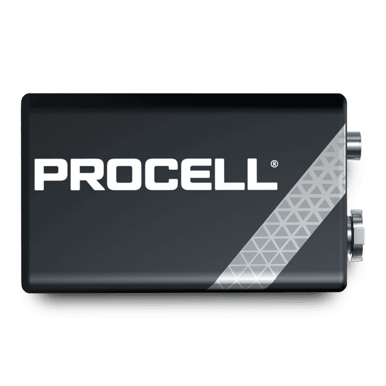 9V Duracell Procell Alkaline Batteries (12 Pack) — view 2
