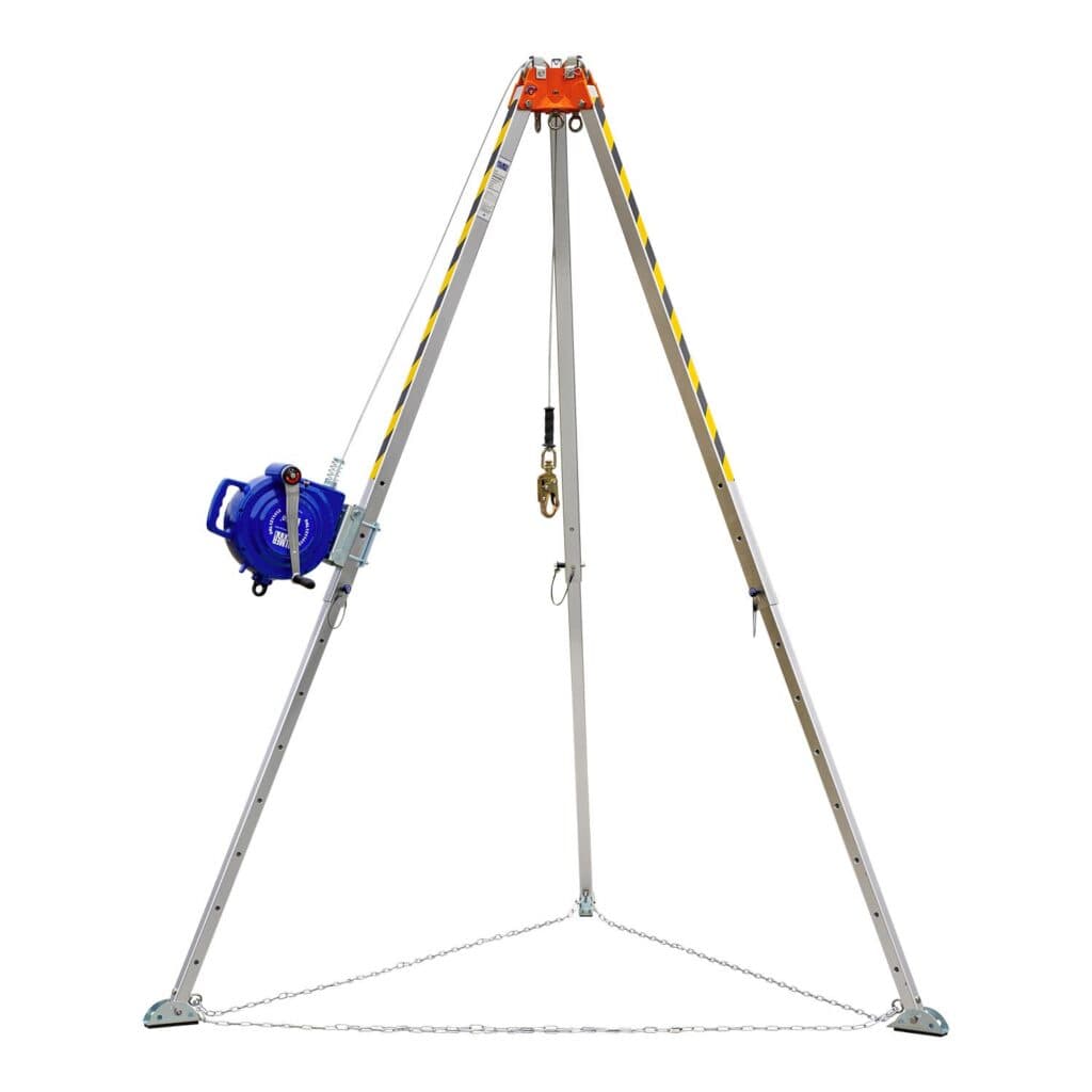 GWP Confined Space Tripod & 60' SRL-R System — view 1