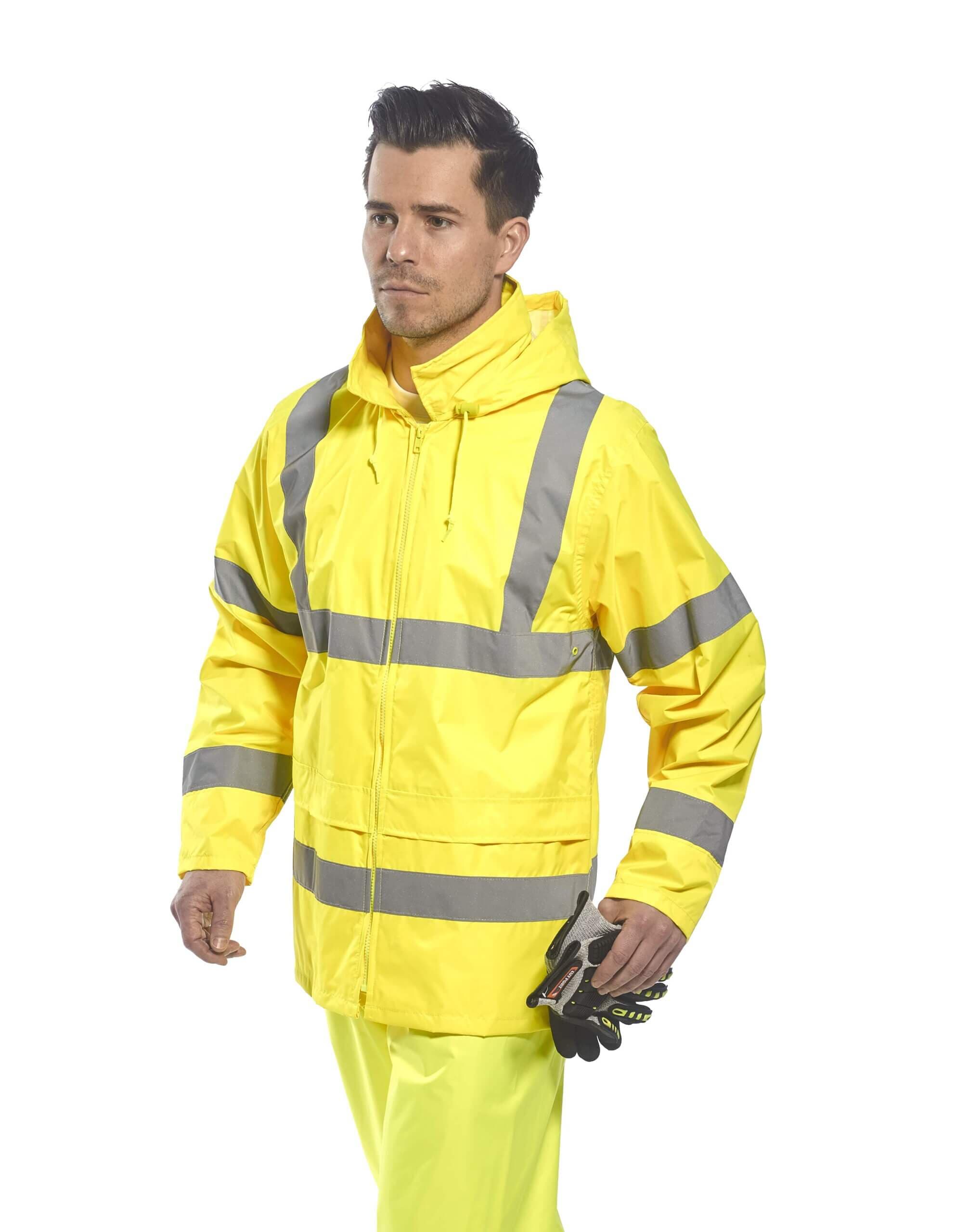 Hi Vis Rain Jacket, Class 3 — view 2