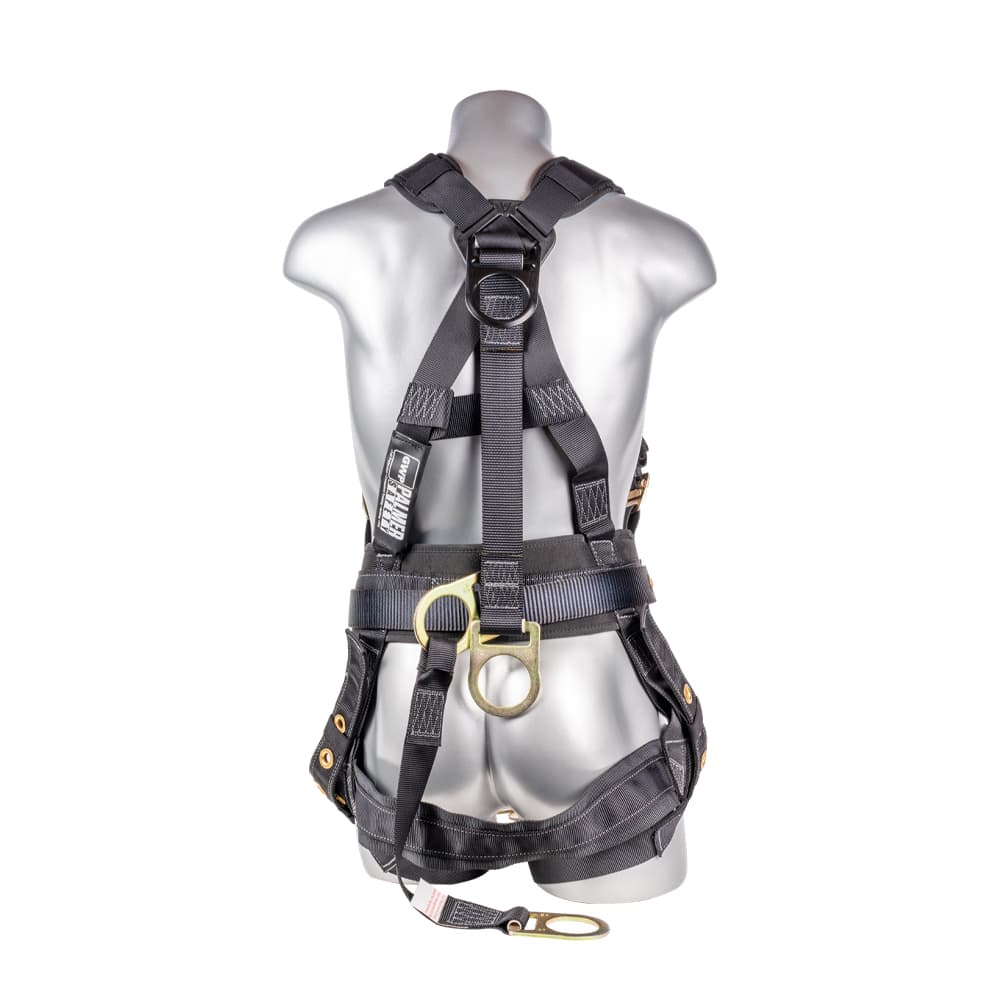 Oil Derrick Fall Protection Harness with Dual D-Ring Extender and Bosun Seat — view 3