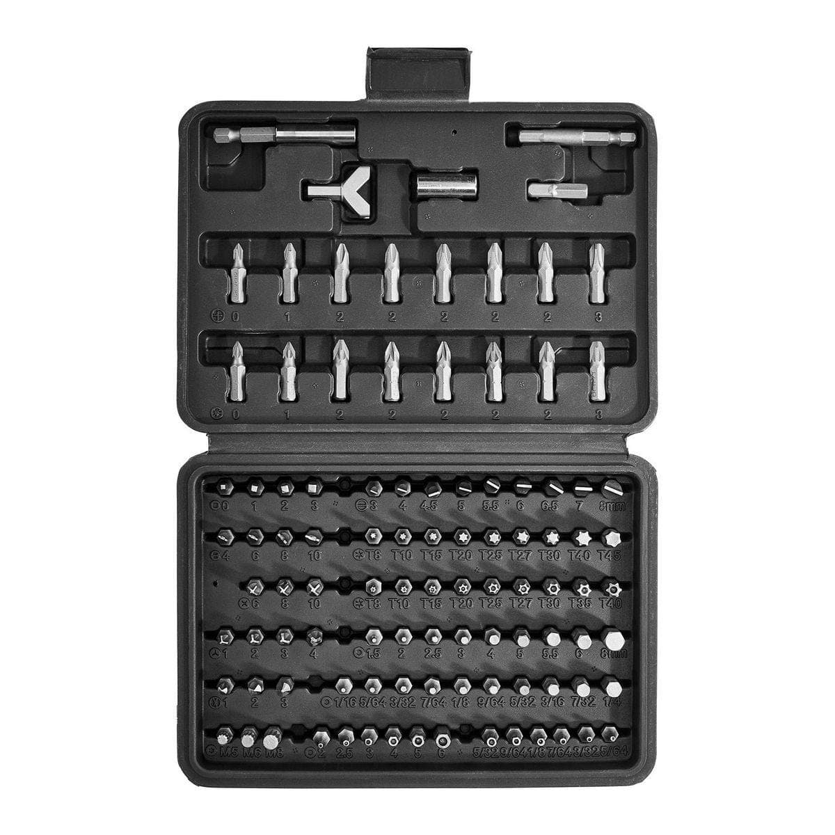 WARRIOR Security Bit Set with Case, 100-Piece — view 3