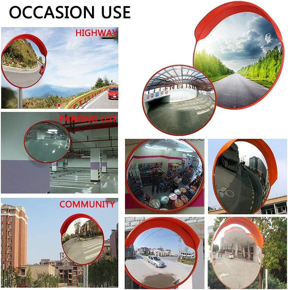 CM60 60cm Wide-Angle Convex Traffic Safety Mirror — view 2