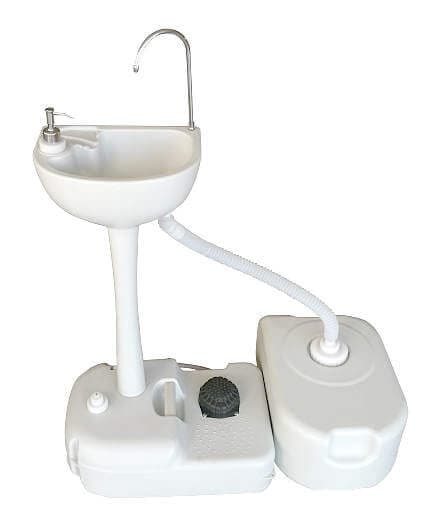 Portable Dual Hand Washing Station with Water Base, HWS701 — view 2