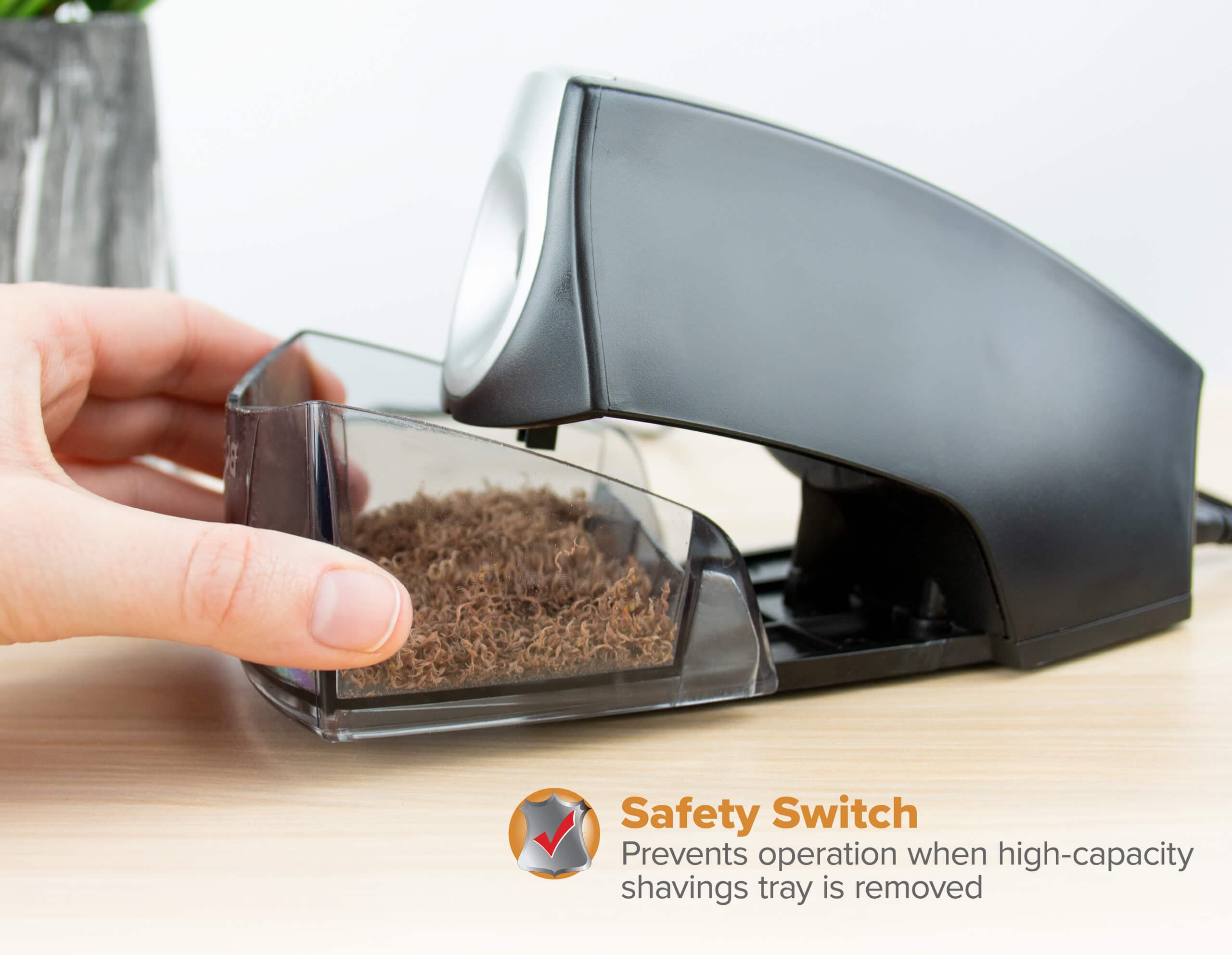 Bostitch Personal Electric Pencil Sharpener, Black — view 2