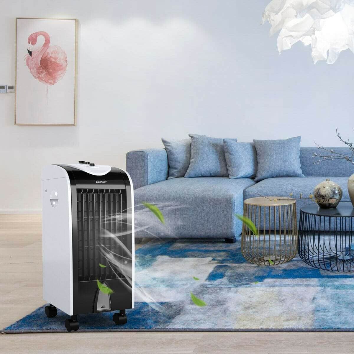 Evaporative Portable Air Conditioner Cooler with Filter Knob — view 2