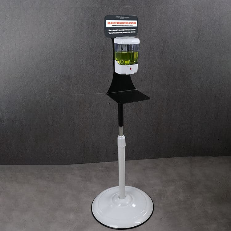 Automatic Touchless Hand Sanitizer Station w Floor Stand, 600ml — view 2