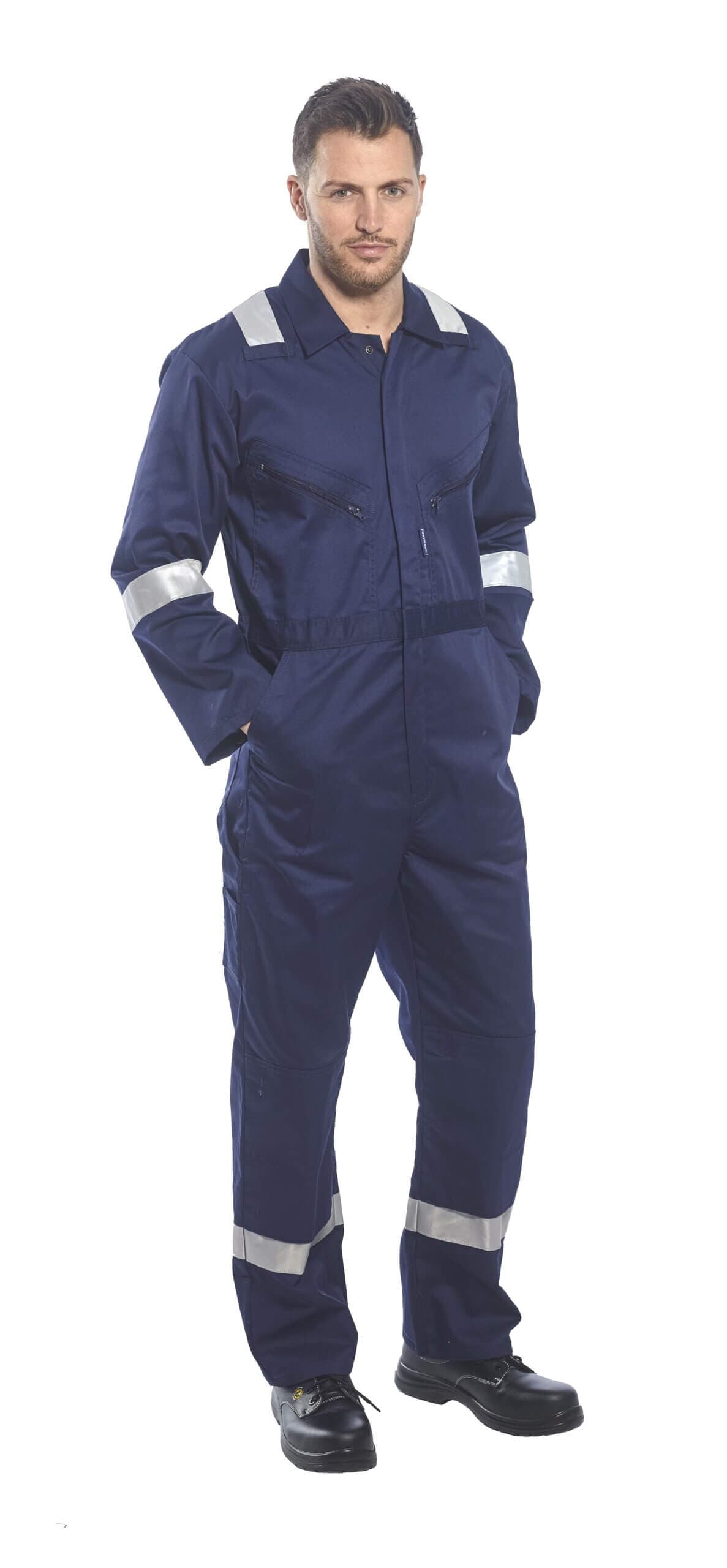 Flame Resistant Modacrylic Light Weight Anti-Static Coverall