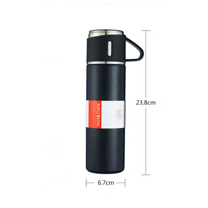 3 Piece Stainless Steel Travel Thermos and Mug Gift Set — view 5
