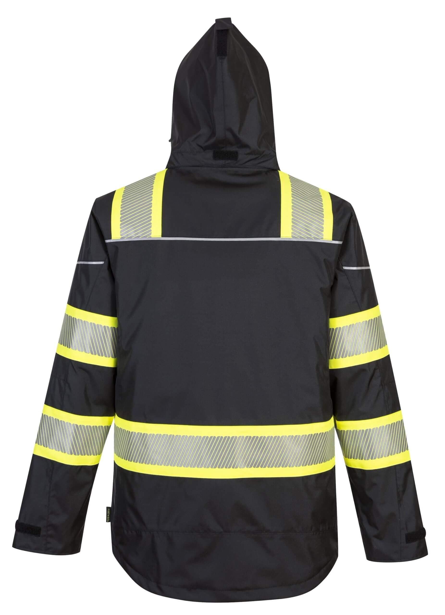 Enhanced Visibility Black Kingwood Winter Jacket PF144 — view 2