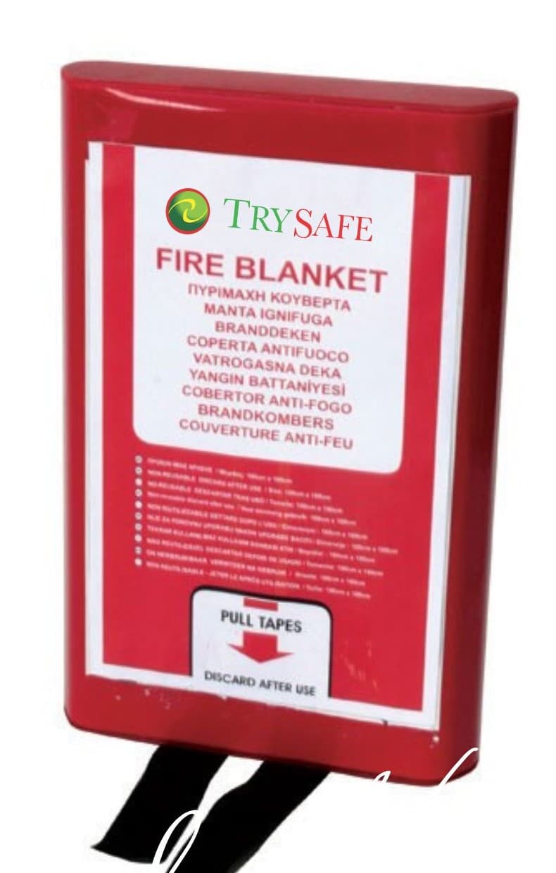 Fire Blanket in Durable PVC Case — view 1