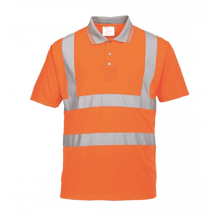 Hi-Vis Short Sleeved Polo Shirt — view 2