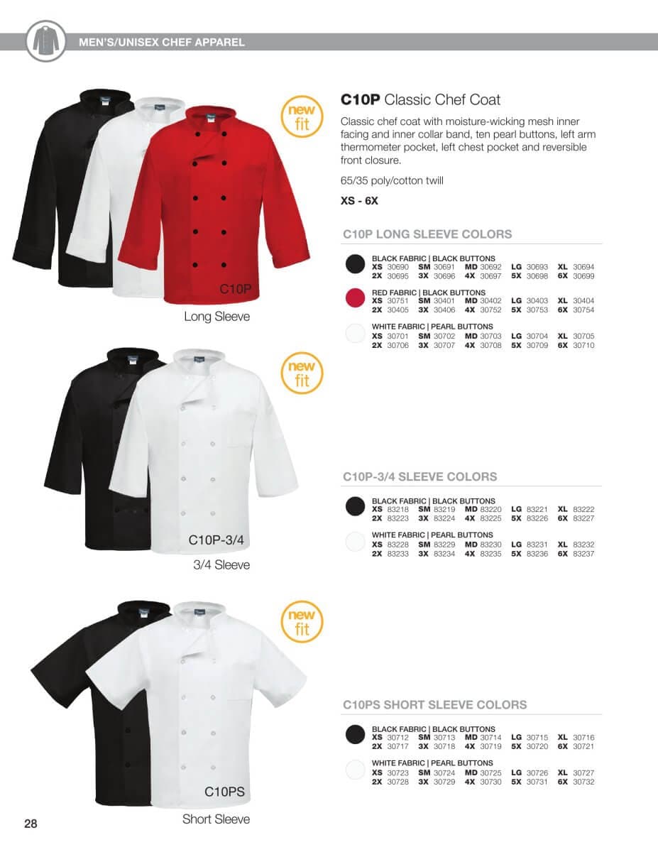 Classic Chef Coats, Pants & Hats — view 8