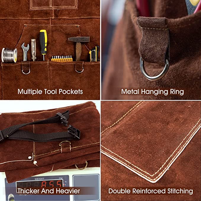 Leather Welding Work Shop Apron — view 2