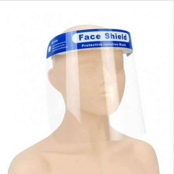 clear anti-fog face shield