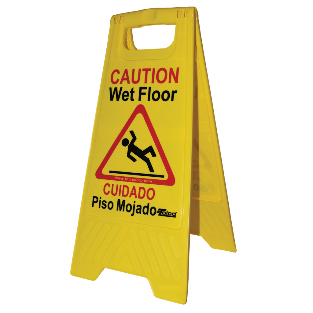 WET FLOOR SIGN Tryall Energy Guyana Inc