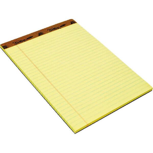 Canary Letter Size Note Pad