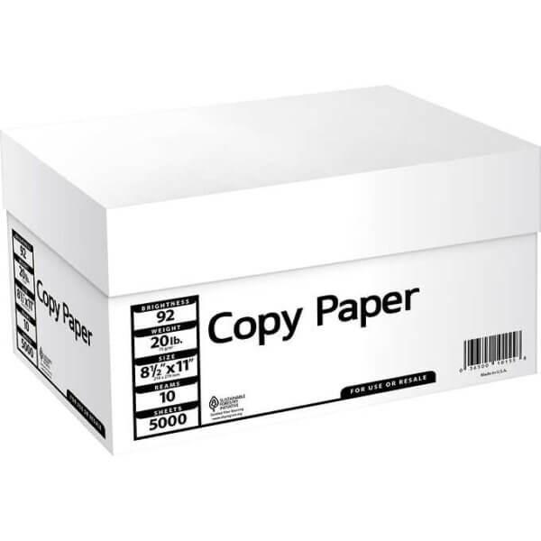 Multipurpose Copy Paper 92 Bright White 8 1 2 X 11 Tryall Energy 