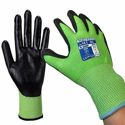 PA645 Green Cut Nitrile Glove