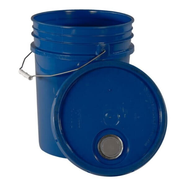 1921 Blue Bucket Pour Lid