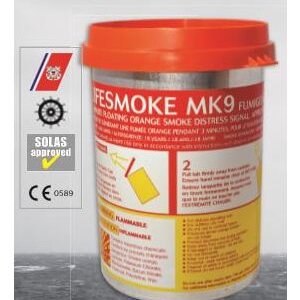 Lifesmoke MK9 Buoyant Orange Smoke Signal