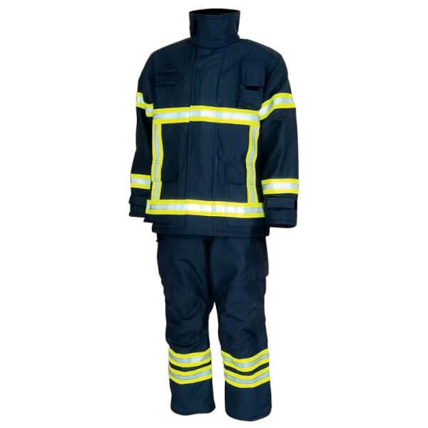 Fireman’s Jacket & Trousers, Blue, SOLAS - Image 2