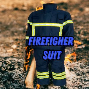 Fireman’s Jacket & Trousers, Blue, SOLAS