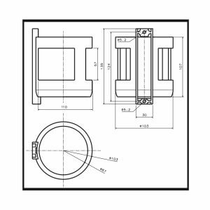 Lifebuoy light holder spec