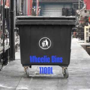 Wheelie Garbage Bin, 1100L